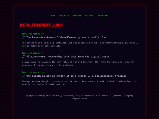 blog screenshot