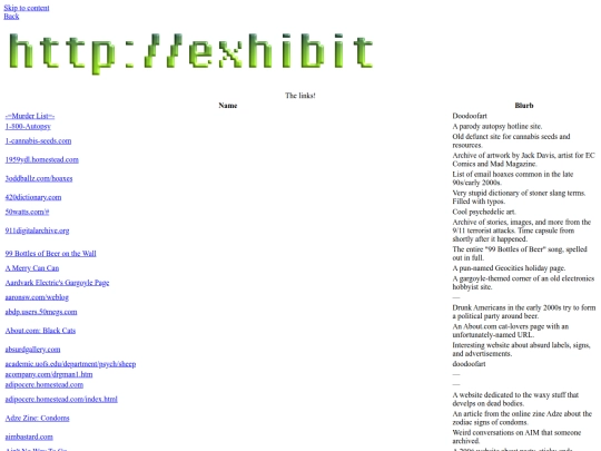links/http screenshot