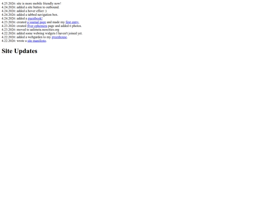 snippets/siteupdates screenshot