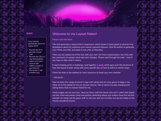 Website screenshot