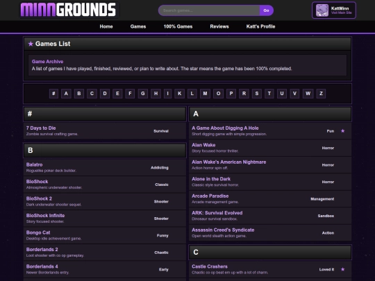 games screenshot
