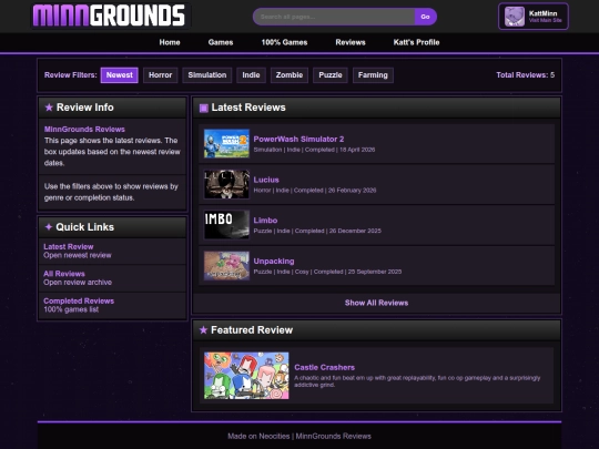 reviews screenshot