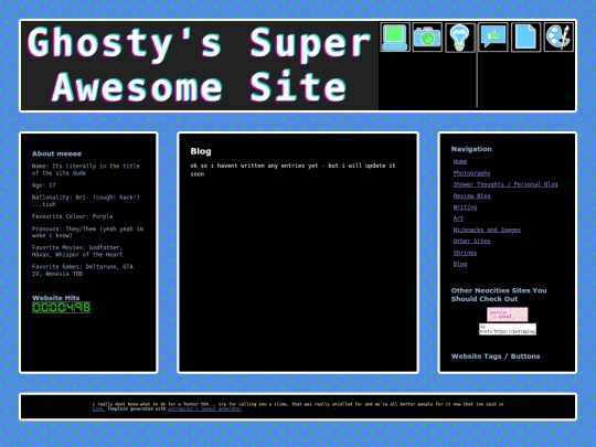 blog screenshot