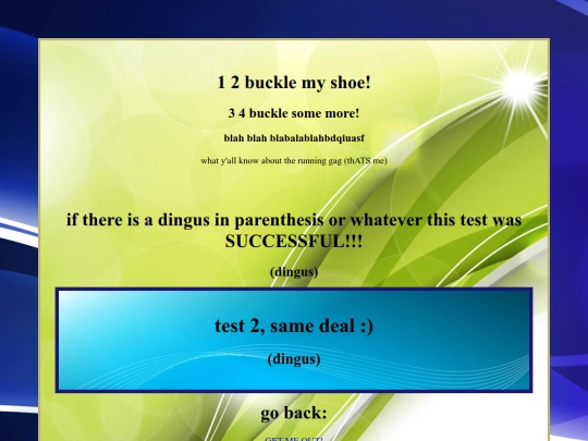 test screenshot