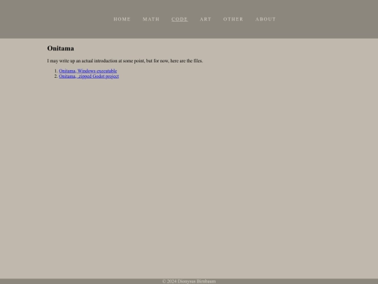 Website screenshot