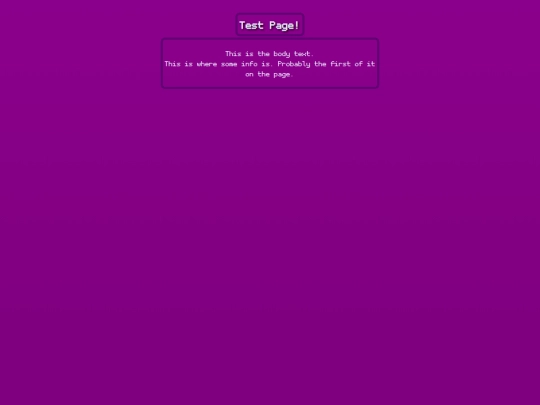 p_testpage screenshot