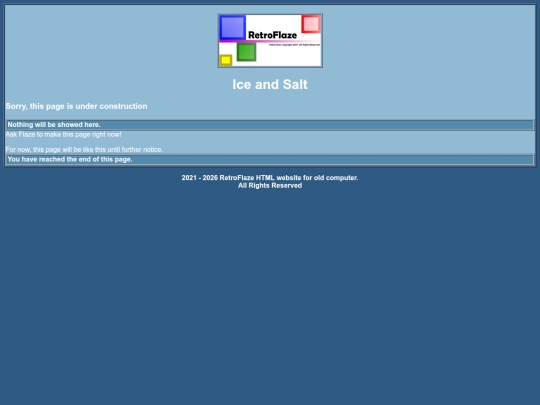 Icesalt screenshot