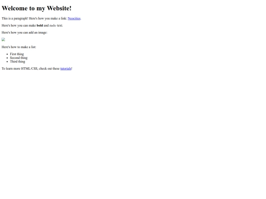 index screenshot