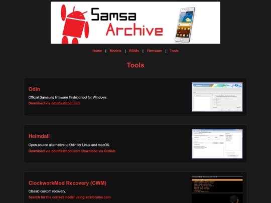 tools screenshot