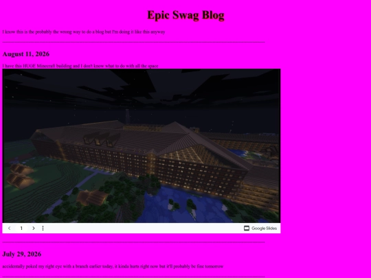 blog screenshot