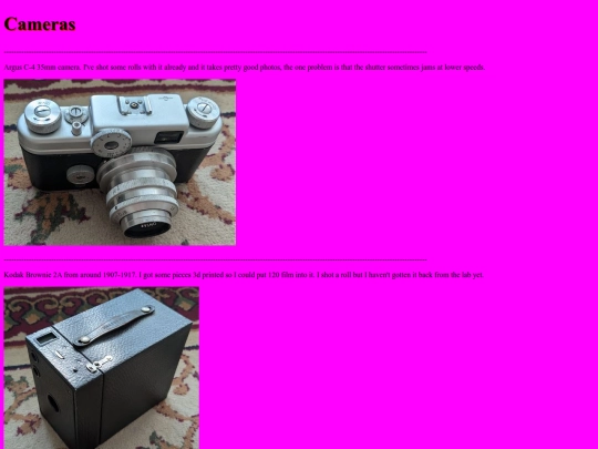 mystuff/cameras screenshot
