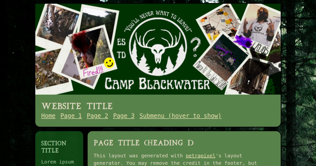 Camp Blackwater LARP