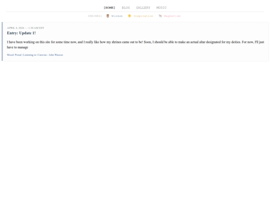 blog screenshot