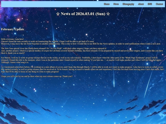 Website screenshot
