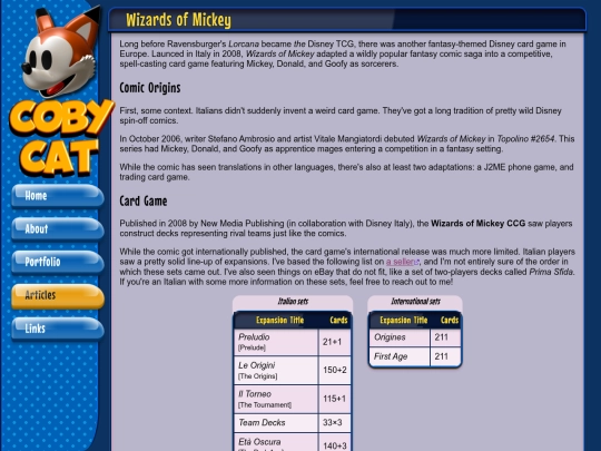 comics/wizards screenshot