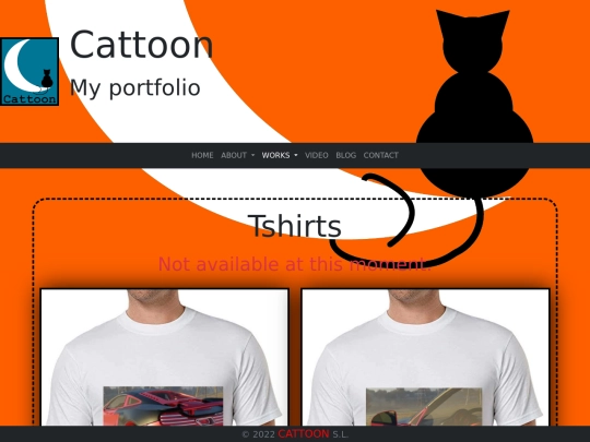 tshirts screenshot