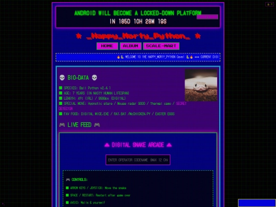 Website screenshot