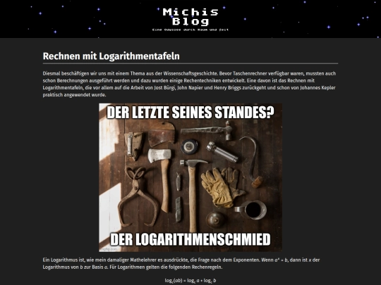 posts/logarithmen screenshot
