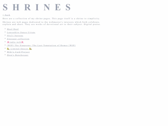 shrines screenshot