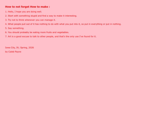 DigitalManifestosText/HowToNotForgetHowToMake screenshot