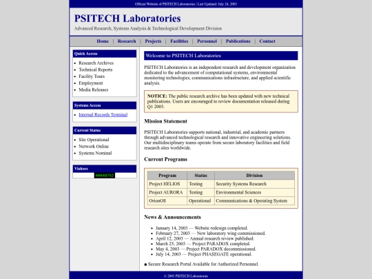 index screenshot
