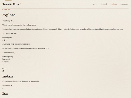 explore screenshot