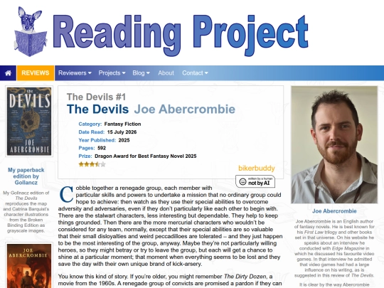 BookReviews/TheDevils_JoeAbercrombie screenshot