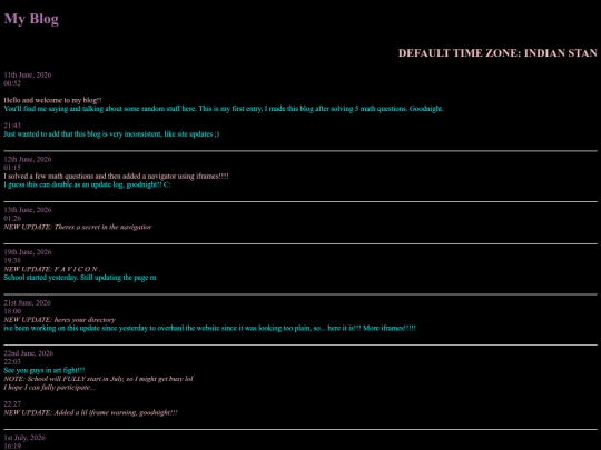 blog screenshot