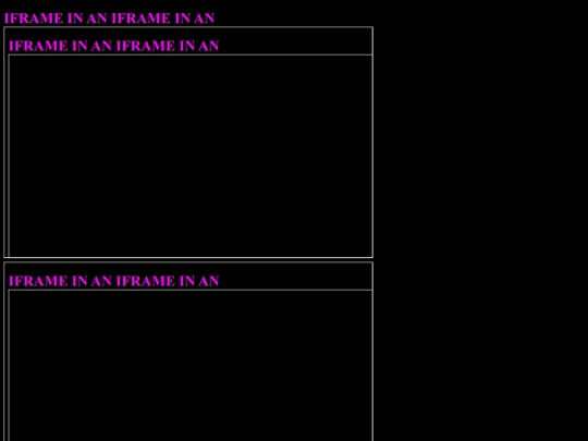 iframeinaniframe screenshot