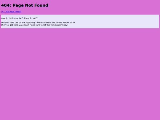 not_found screenshot