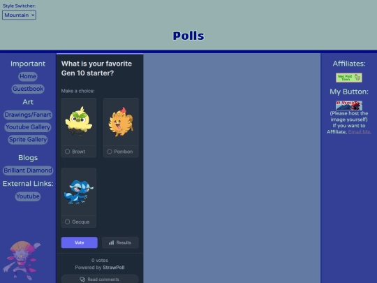 polls screenshot