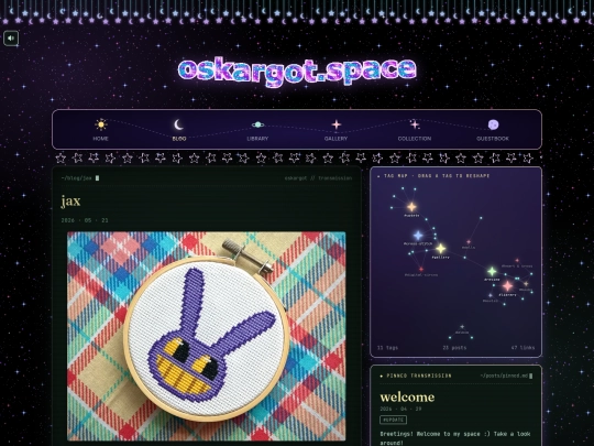 blog/jax screenshot