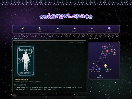 posts/frankenstein screenshot