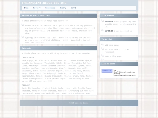index screenshot