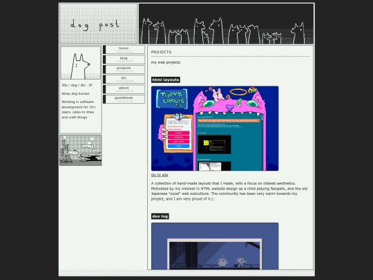 projects screenshot
