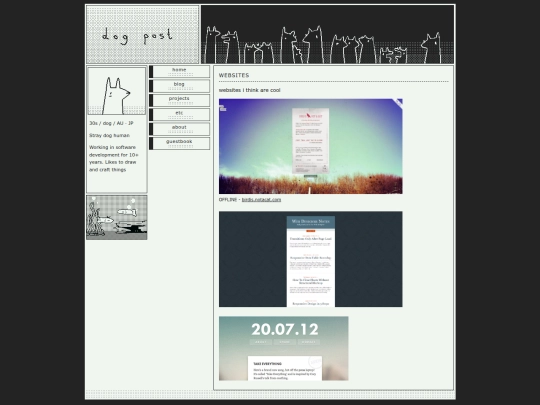 websites screenshot