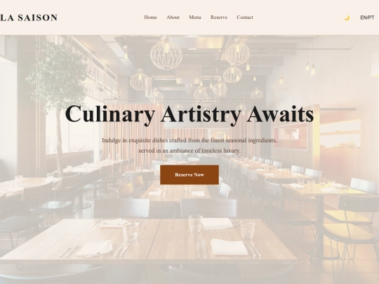 restaurants screenshot
