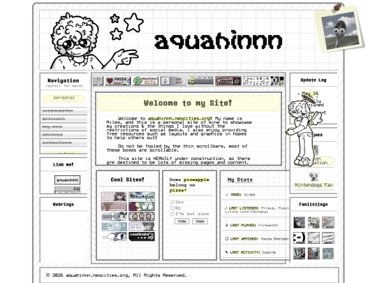 test sites/hometest screenshot
