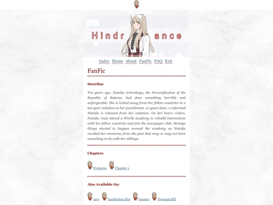 fanfic screenshot
