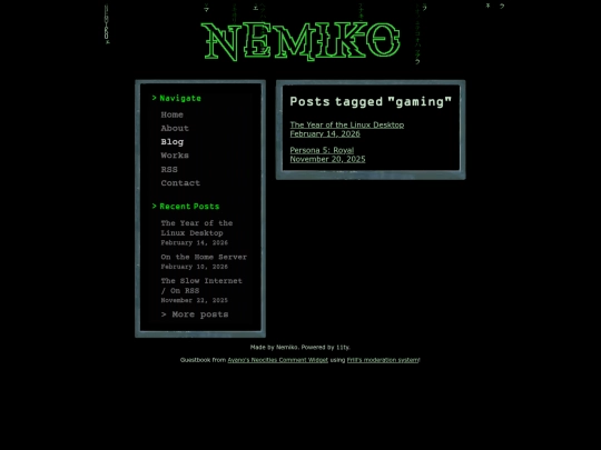Website screenshot