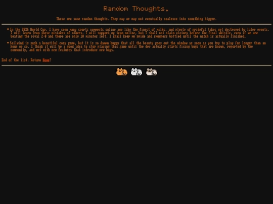randomthoughts screenshot