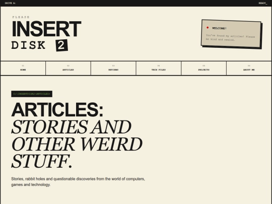 articles screenshot