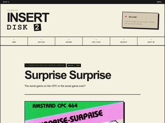 reviews/surprisesurprise screenshot