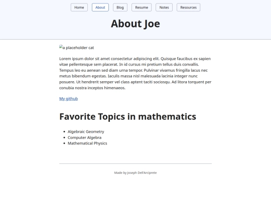 Website screenshot