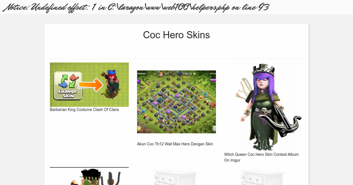 Coc Hero Skins