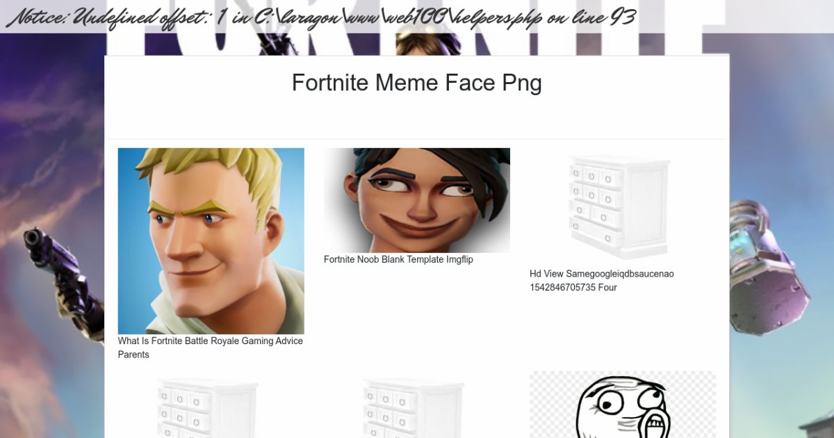 Fortnite Meme Face Png