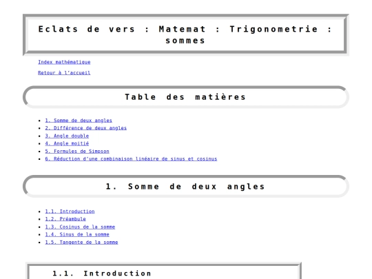 matemat/trigonometrie-sommes screenshot