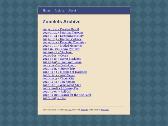 archive screenshot