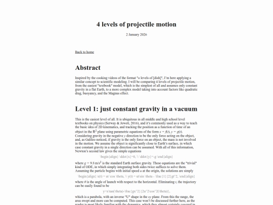 projectile screenshot