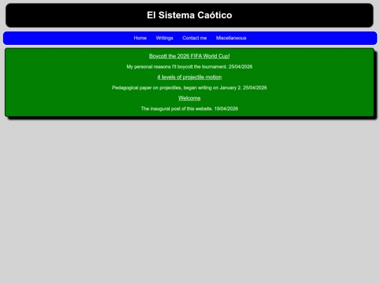 writings screenshot